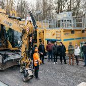 Neue Notwasserleitung unter dem Rhein