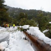 Mehr als ein Meter Schnee: ­Mallorca bittet Militär um Hilfe