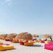Stadtstrand mit Ausblick