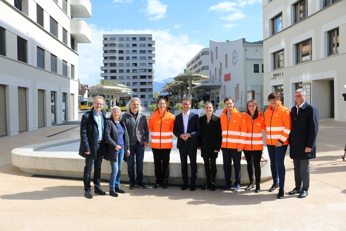 Im April 2023 wurde die Bahnhofcity offiziell eröffnet.stadt feldkirch