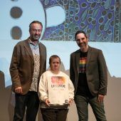 Eine Gondel mit ­Ländle-Kunstwerk