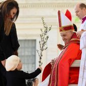 Papst feierte Messe zum Palmsonntag