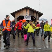 Klimaprotest im Ried