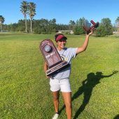 Chantal Düringer führte ihr Golfteam zum Titel. »C1