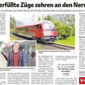 Land sieht ÖBB bei überfüllten Zügen gefordert
