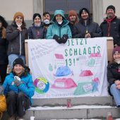 Protest am Marktplatz