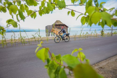 Auf der Pipeline ist jetzt jede Menge Platz für sportliche Pedalritter. VN/Steurer