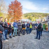 Firstfeier beim Mehrgenerationenhaus