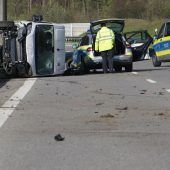 Vorarlberger rammt Polizeiauto auf der deutschen Autobahn