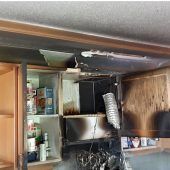 Hausbewohner verhinderten mit Feuerlöscher Schlimmeres