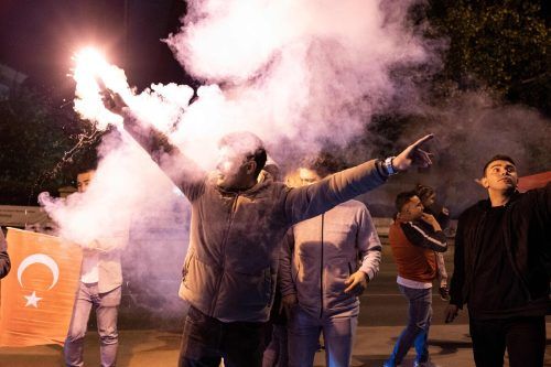 Die Stimmung in den Straßen der Hauptstadt Ankara war aufgeheizt. AFP