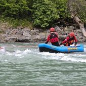 Raftingunfall auf dem Inn