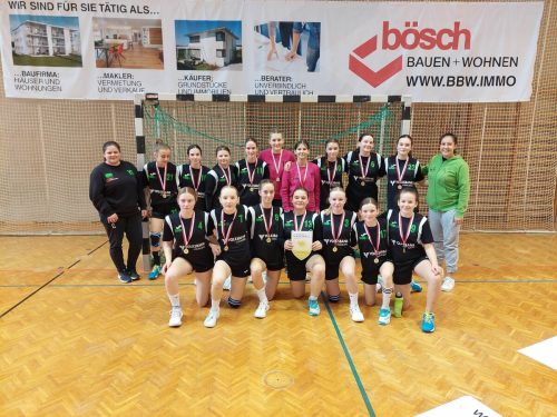 Die wu13 des HC Lustenau sind Landesmeister.  hc lustenau