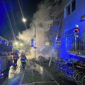 Großeinsatz der Feuerwehr bei Kellerbrand