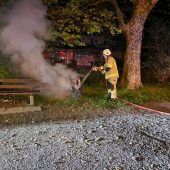 Müll in Vollbrand