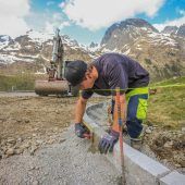 Letzte Handgriffe in der Silvretta