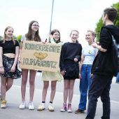 Fridays For Future fordert Klimaschutz als Kinderrecht