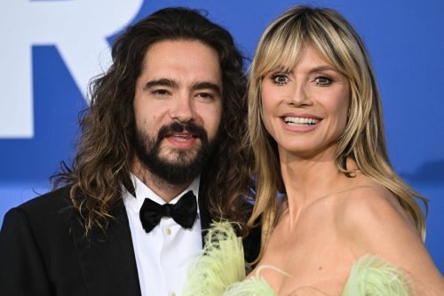 Heidi Klum mit ihrem 16 Jahre jüngeren Ehemann Tom Kaulitz.  AFP
