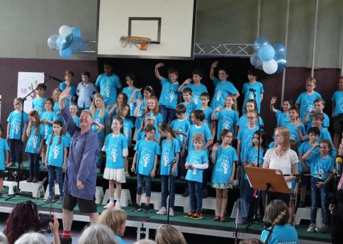 In der Götzner Volksschule Berg wurde großes Jubiläum gefeiert. Gemeinde Götzis