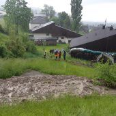 Dauerregen hat Vorarlberg im Griff