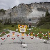 Dorf Brienz wegen drohendem Felssturz vollständig evakuiert