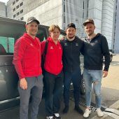 „Taxi Rossi“ bringt Quartett zum WM-Flieger