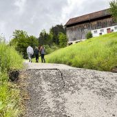 Häuser evakuiert: Lage in Hörbranz spitzt sich nach erneutem Hangrutsch zu. »A12
