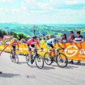 Beim Start der Tour of Austria in Dornbirn dabei sein