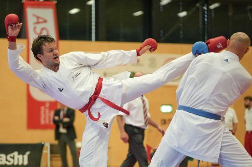 Andre Gratzer (KC Dornbirn) gewann im Karate Gold im Kumite über 84 kg und zusammen mit Adrian Nigsch, Andreas Nitz und Yannick Böhler in der Mannschaft. Karate Vorarlberg