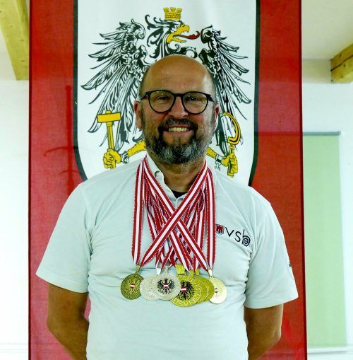 Andreas Gassner holte vier Titel und sieben ÖM-Medaillen. VSB