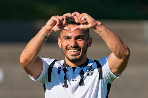 Der Ex-Bregenzer Vinicius Gomes war eine der begehrtesten „Aktien“ am Markt. Der Stürmer spielt nun für den FC Hard. VN-Stiplovsek/2, VN-Lerch