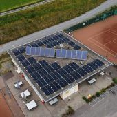 Sonnenenergie für den Tennisclub