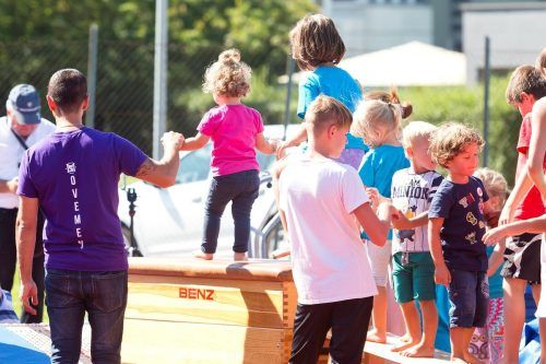 Beim ASVÖ-Sporttag in Gisingen kommen die Kinder auf ihre Kosten.  D. Mathis