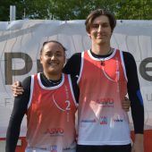 Erfolgreiches Beachvolleyball-Duo