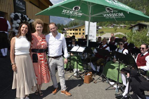 Bettina Möderle, Daniela Pisoni und Martin Drißner freuen sich über die gelungene Eröffnung.  DOB