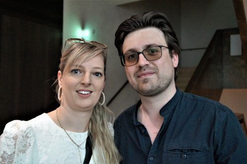 Carina Huber und Jakob Mehrrath freuten sich auf die Vorstellung.