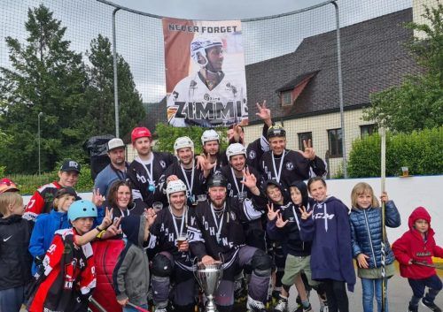 Das Team des SC Hohenems geht als Titelverteidiger in den Ball Inline-Cup 2023.  MIMA