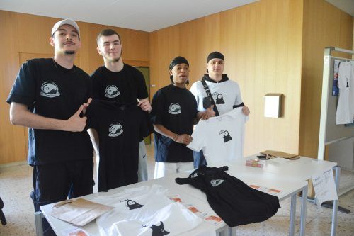 Das Verkaufsteam von AS Design: Ivan Iasella, Ardit Tora, Mwinyi Abdalla und Luka Stijakovic (v.l.). BVS (3)