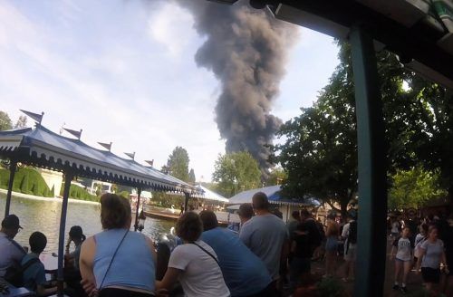 Der Brand im Europa-Park verursachte hohen Sachschaden. dpa