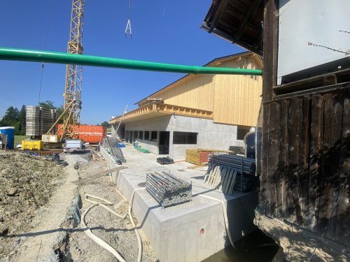 Der Hof in Bildstein wird derzeit umgebaut. Mayer
