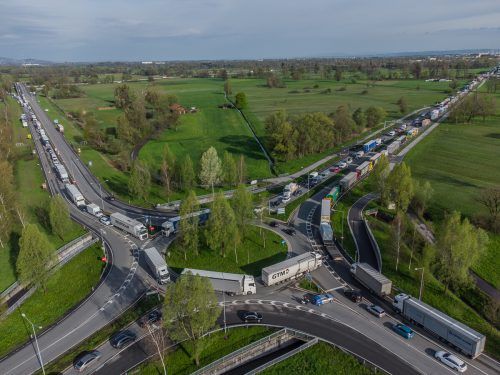 Die Anschlussstelle Dornbirn-Nord ist einer der Engpässe. VN/Steurer