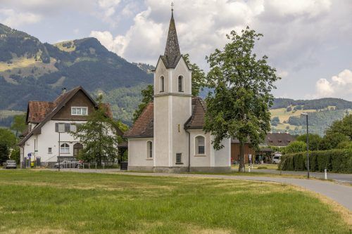 Die Bangser Kapelle ist als ein Verweilort ausgewiesen.