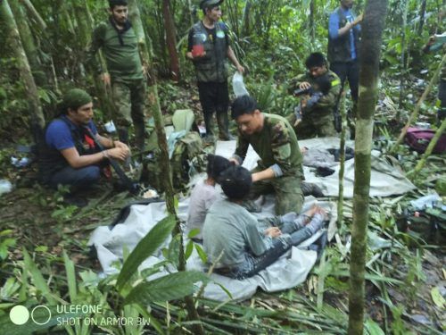 Die Geschwister im Alter von 13, 9 und 5 Jahren sowie einem Jahr wurden von Spezialeinsatzkräften aufgespürt. AFP