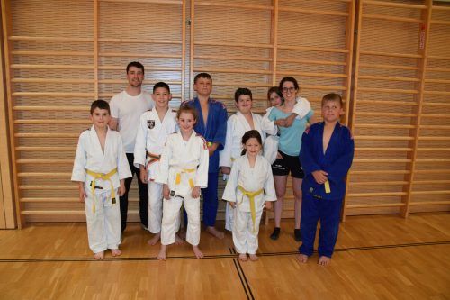 Die Hohenemser Judokas.  UJC Hohenems