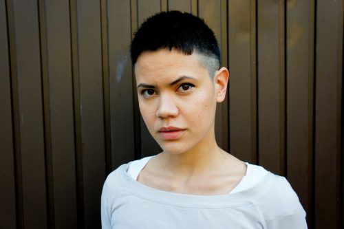 Die Hohenemser Literatin Carolyn Amann moderiert die Preisverleihung am Samstag im Salomon-Sulzer-Saal.
Aaron Kitzig