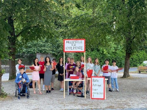 Die MS Hohenems Markt errichtete eine Komplimente-Meldestelle. LVA