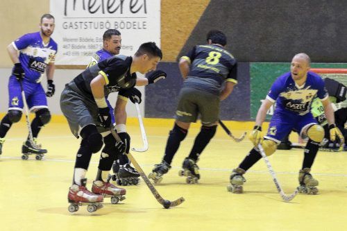 Die Niederlage gegen Uri schmerzte Dornbirns Rollhockey-Team, jetzt heißt es am kommenden Samstag auswärts siegen.  RHC