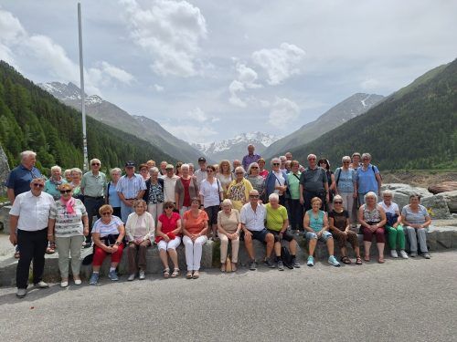 Die Rankweiler Senior(inn)en machten einen unvergesslichen Ausflug ins malerische Kaunertal. Seniorenrunde Rankweil/50plus