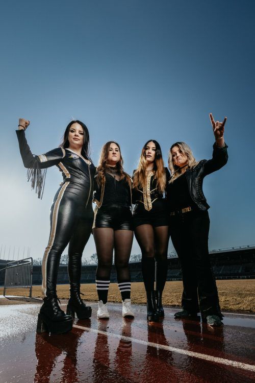 Die schwedischen Rockerinnen von Thundermother waren unter anderem mit den Scorpions unterwegs. Thundermother