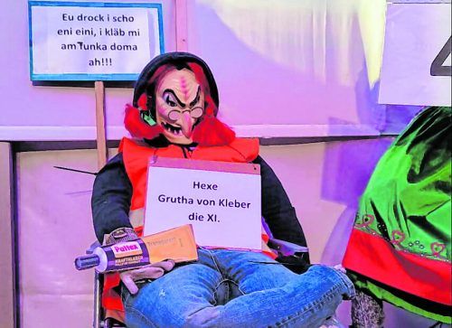Diese Funkenhexe war Stein des Anstoßes für viele Diskussionen in Vandans und im ganzen Land. Funkenzunft Vandans